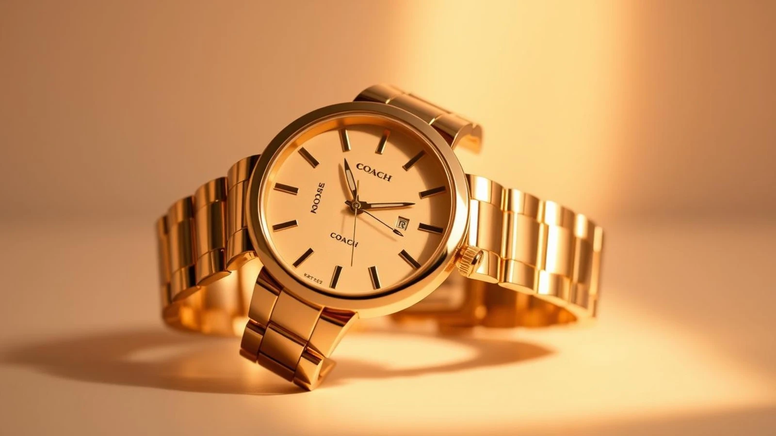 Shop Coach Gold Bracelet Watch | Luxury Everyday Wear