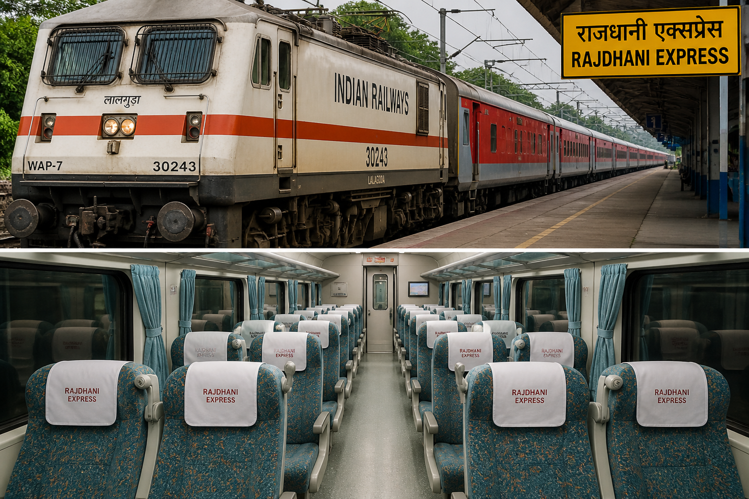 Rajdhani Express Amazing Journey Guide With Booking 2026 !!!
