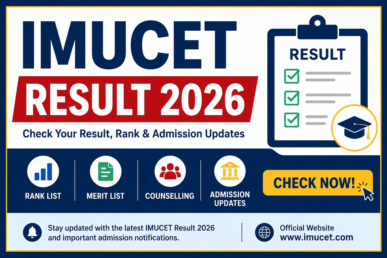 IMUCET Result 2026